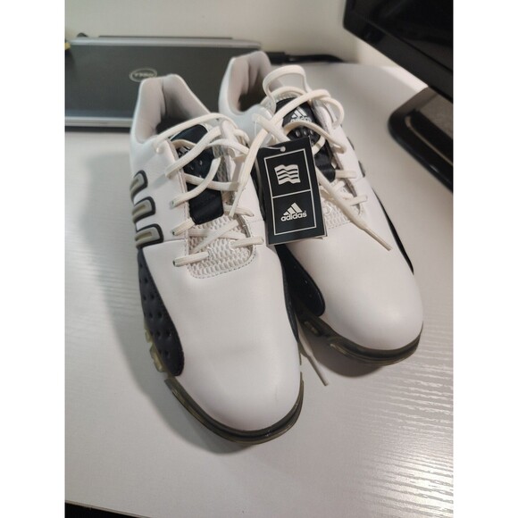 NEW ADIDAS POWERBAND WD GOLF SHOE SIZE 9 Read Description! - Picture 1 of 8